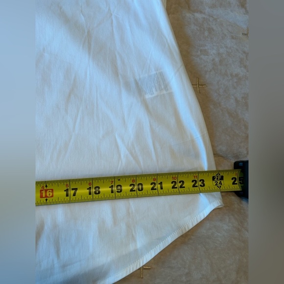 NWT Chico’s Poplin Embroidered Shirt Button Down Women’s L White Accent Sleeves - Picture 7 of 12